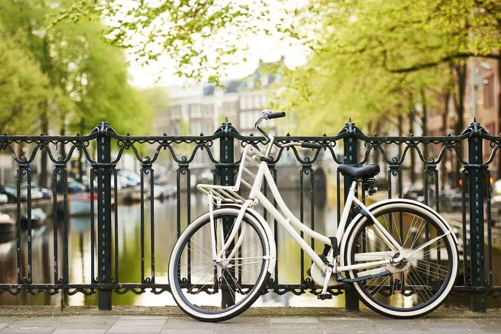 Amsterdam Bikes Canal Bridge