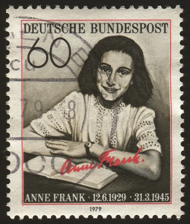 Amsterdam Anne Frank Postcard Jewish History